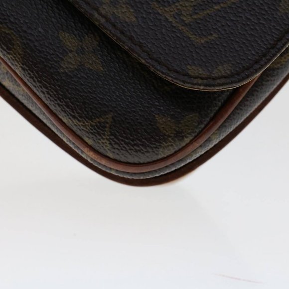 AUTHENTIC LOUIS VUITTON Monogram Cartouchiere MM Shoulder Bag - Picture 13 of 16